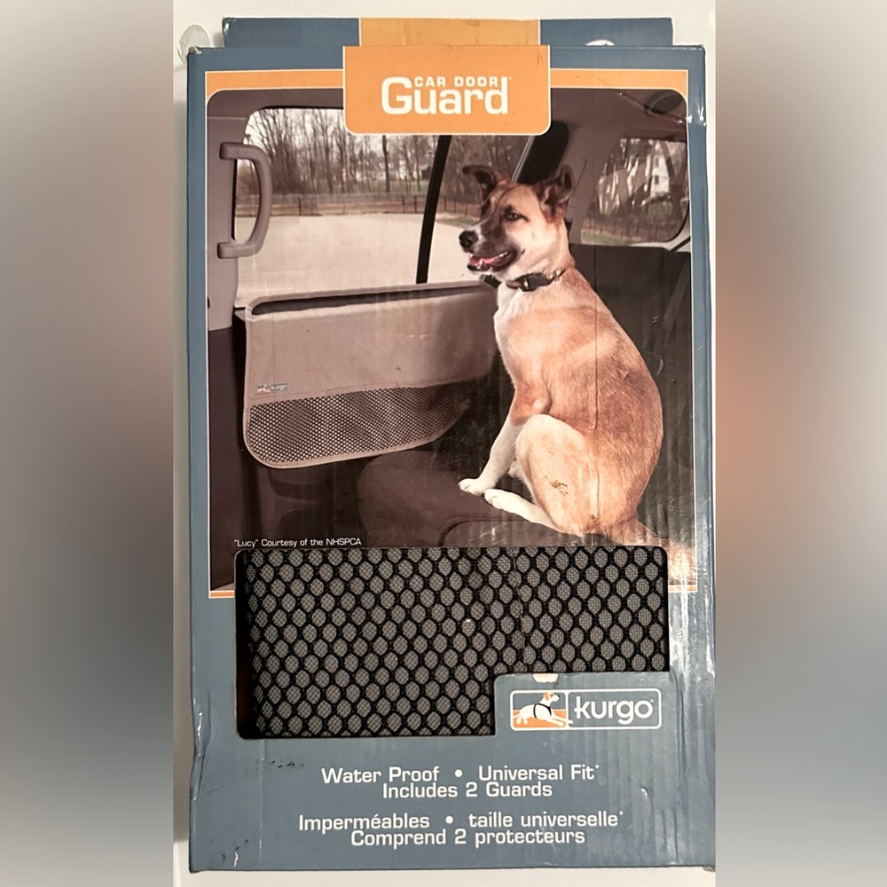 Kurgo Car Door Guard; Never Used still in box; 2 Guards; Waterproof; Uni…